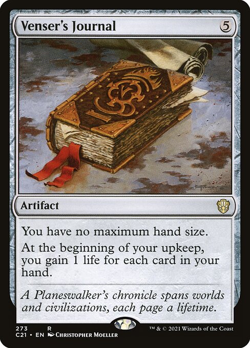 Venser's Journal - Commander 2021 - R - 273