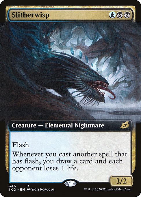 Slitherwisp (Extended Art) - Ikoria: Lair of Behemoths - R - 345