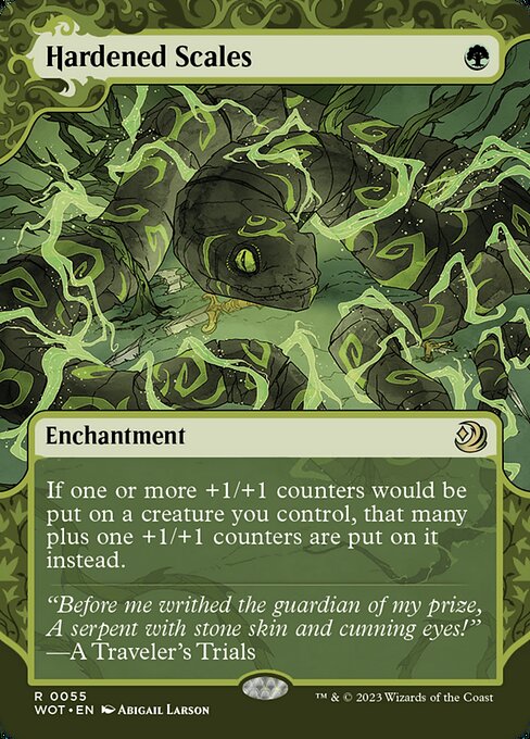 Hardened Scales - Wilds of Eldraine: Enchanting Tales - R - 55
