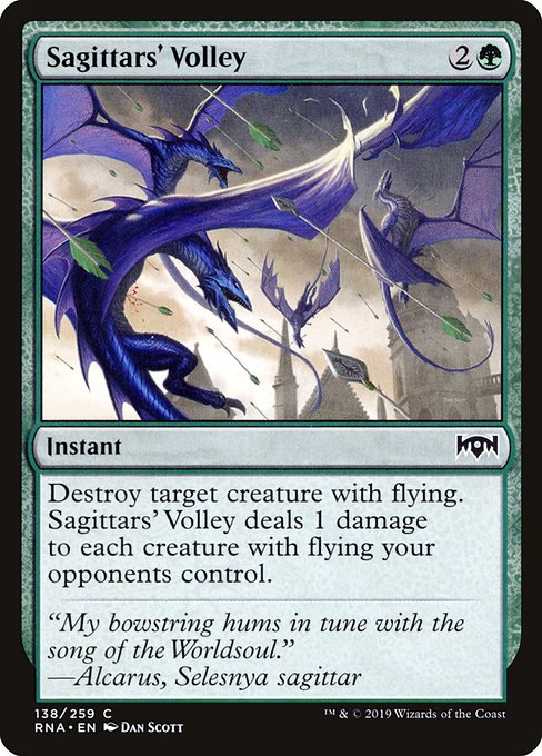 Sagittars' Volley - Ravnica Allegiance - C - 138