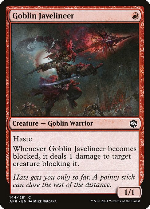 Goblin Javelineer - Adventures in the Forgotten Realms - C - 144