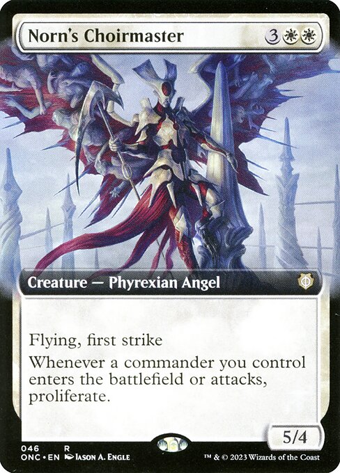 Norn's Choirmaster (Extended Art) - Commander: Phyrexia: All Will Be One - R - 46