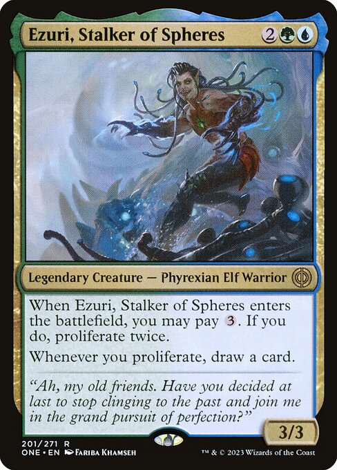 Ezuri, Stalker of Spheres - Phyrexia: All Will Be One - R - 201