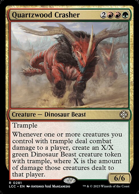 Quartzwood Crasher - Commander: The Lost Caverns of Ixalan - R - 281