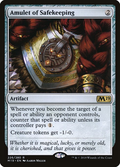 Amulet of Safekeeping - Core Set 2019 - R - 226