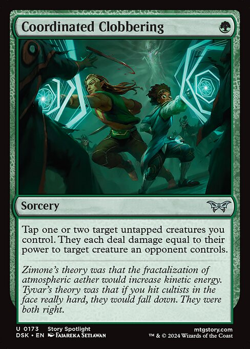 Coordinated Clobbering - Duskmourn: House of Horror - U - 173