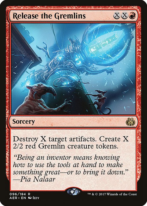 Release the Gremlins - Aether Revolt - R - 96