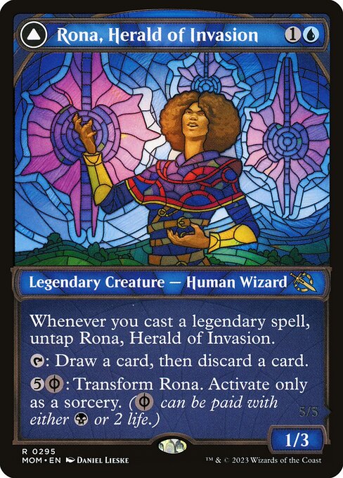 Rona, Herald of Invasion (Showcase) - March of the Machine - R - 295