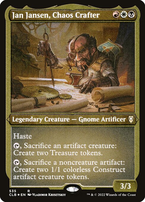 Jan Jansen, Chaos Crafter (Foil Etched) - Commander Legends: Battle for Baldur's Gate - R - 535