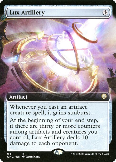 Lux Artillery (Extended Art) - Commander: Phyrexia: All Will Be One - R - 41