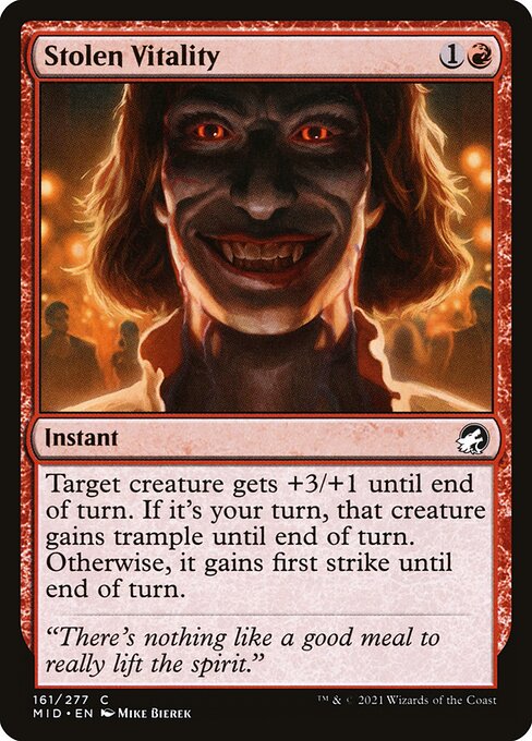 Stolen Vitality - Innistrad: Midnight Hunt - C - 161