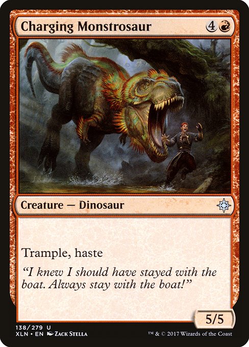 Charging Monstrosaur - Ixalan - U - 138