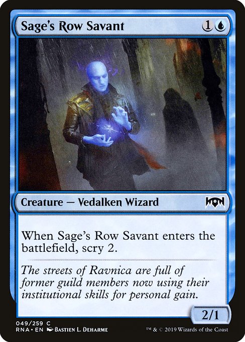 Sage's Row Savant - Ravnica Allegiance - C - 49
