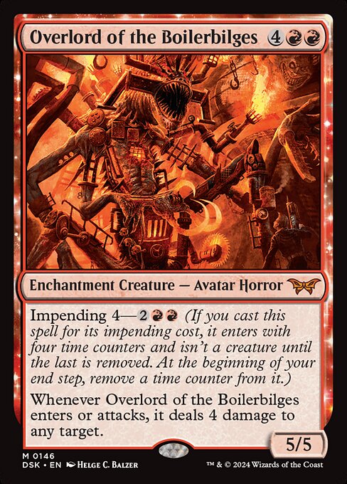 Overlord of the Boilerbilges - Duskmourn: House of Horror - M - 146