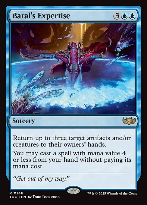 Baral's Expertise - Commander: Tarkir: Dragonstorm - R - 146