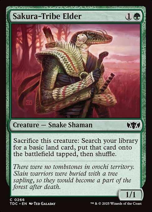 Sakura-Tribe Elder - Commander: Tarkir: Dragonstorm - C - 266