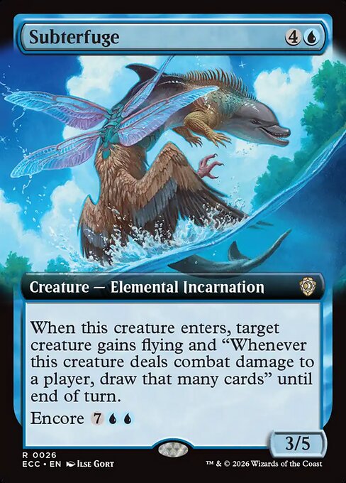 Subterfuge (Extended Art) - Commander: Lorwyn Eclipsed - R - 26