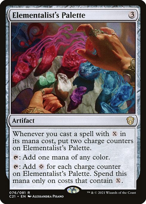 Elementalist's Palette - Commander 2021 - R - 76