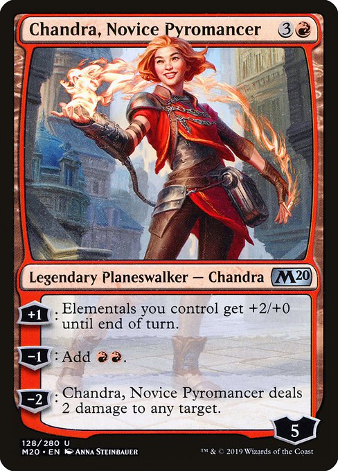Chandra, Novice Pyromancer - Core Set 2020 - U - 128