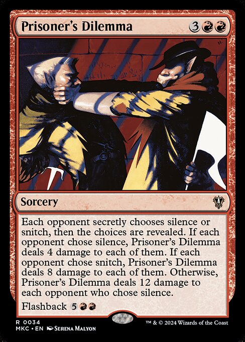 Prisoner's Dilemma - Commander: Murders at Karlov Manor - R - 34
