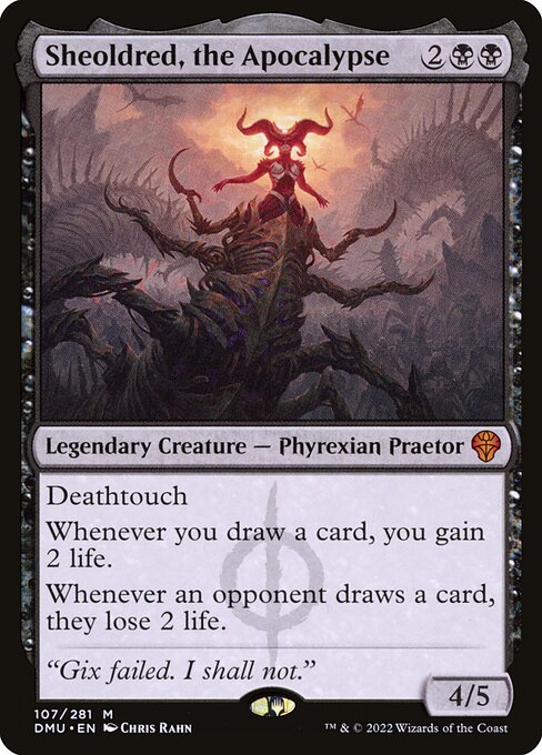Sheoldred, the Apocalypse (Phyrexian) - Dominaria United - M - 369