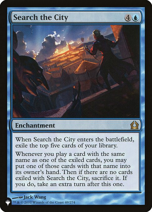 Search the City - The List Reprints - R - 49/274