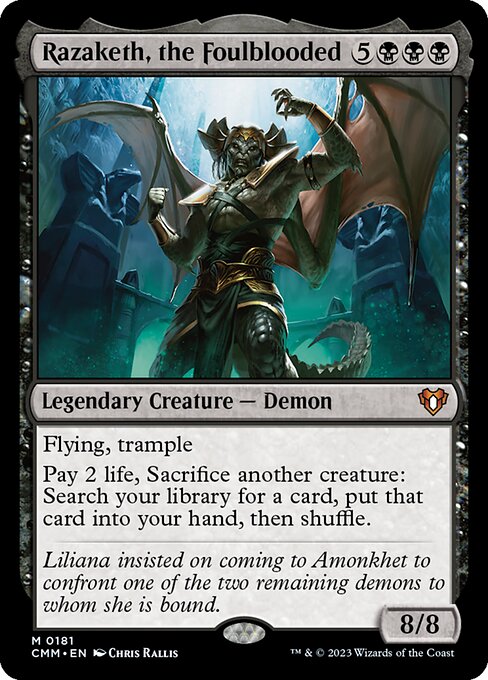 Razaketh, the Foulblooded - Commander Masters - M - 181