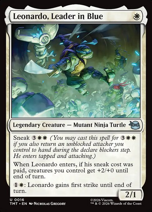 Leonardo, Leader in Blue - Teenage Mutant Ninja Turtles - U - 16