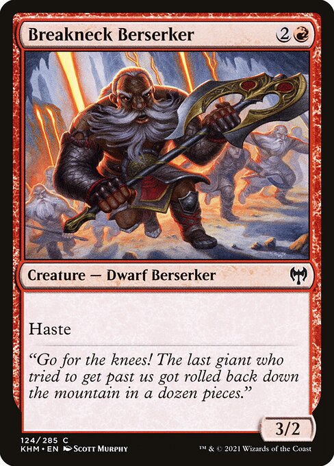 Breakneck Berserker - Kaldheim - C - 124