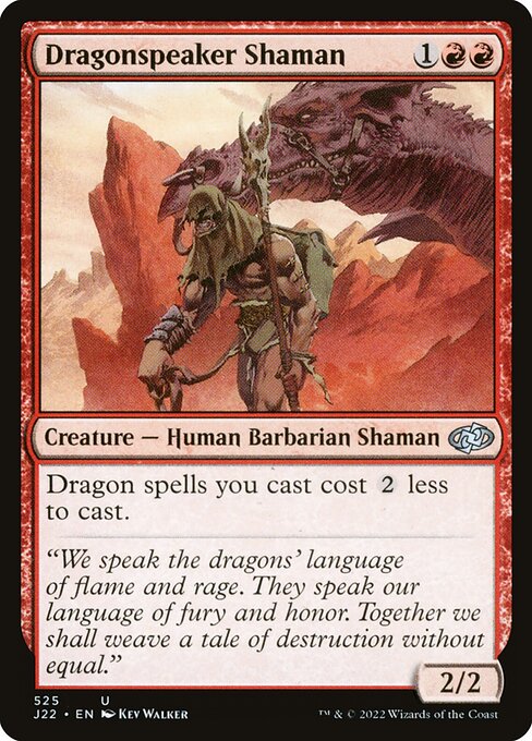 Dragonspeaker Shaman - Jumpstart 2022 - U - 525