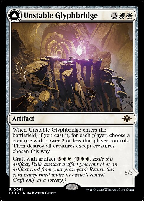 Unstable Glyphbridge - The Lost Caverns of Ixalan - R - 41