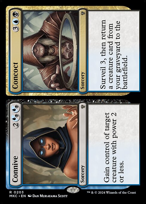 Connive // Concoct - Commander: Murders at Karlov Manor - R - 203