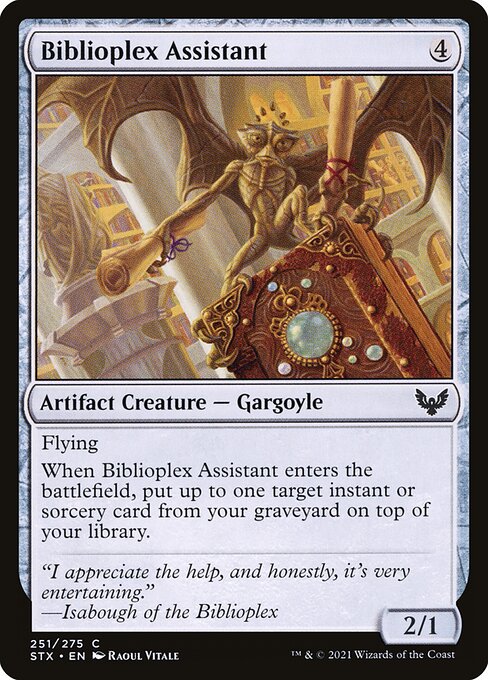 Biblioplex Assistant - Strixhaven: School of Mages - C - 251