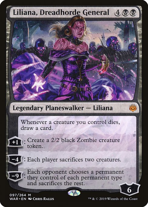 Liliana, Dreadhorde General - War of the Spark - M - 97