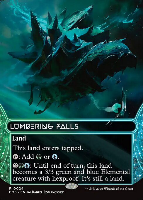 Lumbering Falls (0024) (Borderless) - Edge of Eternities: Stellar Sights - R - 24