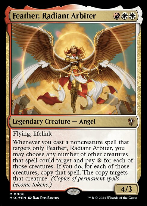 Feather, Radiant Arbiter - Commander: Murders at Karlov Manor - M - 6