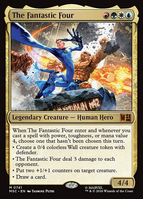 The Fantastic Four - Commander: Marvel Super Heroes - M - 741