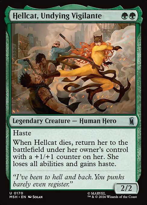 Hellcat, Undying Vigilante - Marvel Super Heroes - U - 170