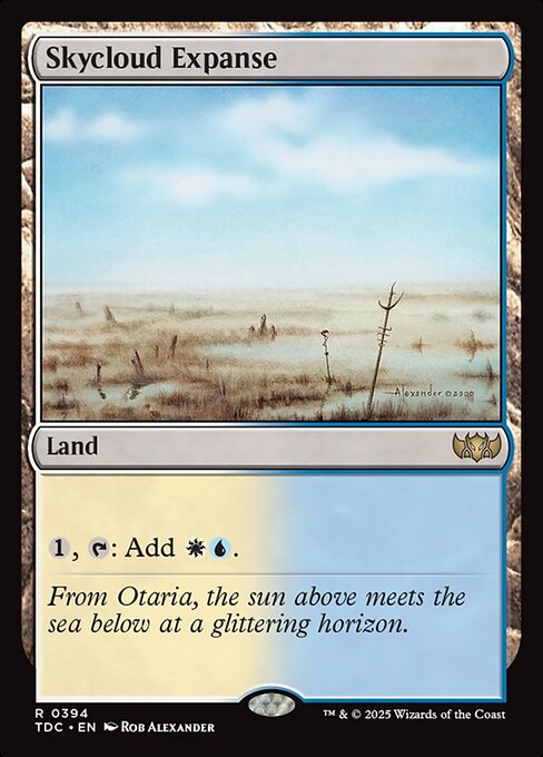 Skycloud Expanse - Commander: Tarkir: Dragonstorm - R - 394