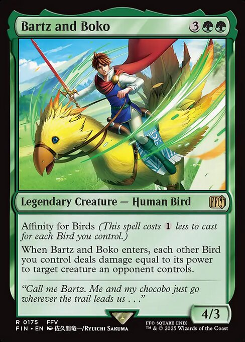 Bartz and Boko - Prerelease Cards - R - 175