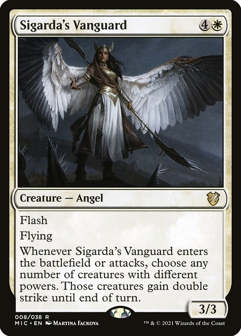 Sigarda's Vanguard - Commander: Innistrad: Midnight Hunt - R - 8