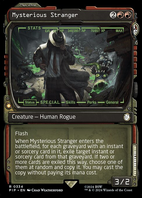 Mysterious Stranger (Showcase) - Universes Beyond: Fallout - R - 334