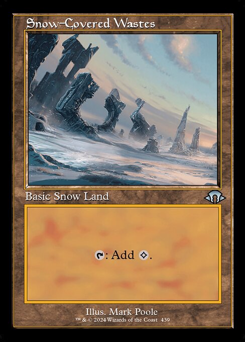 Snow-Covered Wastes (Retro Frame) - Modern Horizons 3 - U - 439