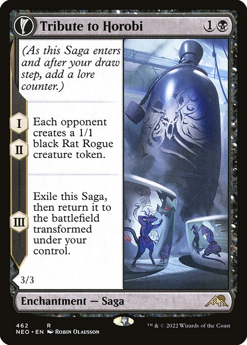 Tribute to Horobi (Extended Art) - Kamigawa: Neon Dynasty - R - 462