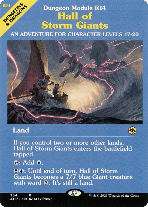 Hall of Storm Giants (Dungeon Module) - Adventures in the Forgotten Realms - R - 354