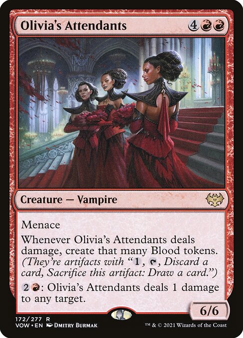 Olivia's Attendants - Innistrad: Crimson Vow - R - 172