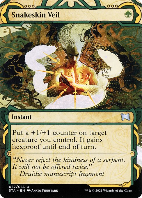 Snakeskin Veil (JP Alternate Art) - Strixhaven: Mystical Archives - U - 120