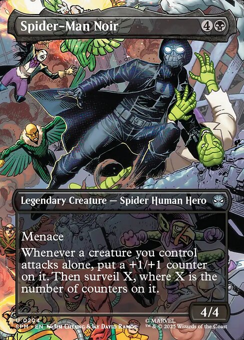 Spider-Man Noir (Borderless) - Marvel's Spider-Man - U - 204