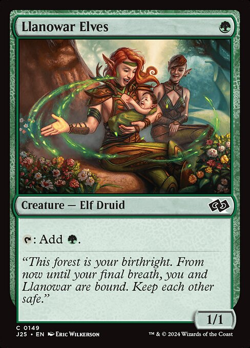 Llanowar Elves - Foundations Jumpstart - C - 149