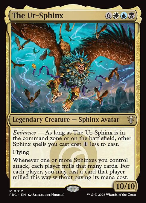 The Ur-Sphinx - Commander: Reality Fracture - R - 12